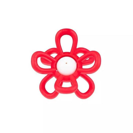 Kramtukas silikoninis GiliGums FLOWER Red